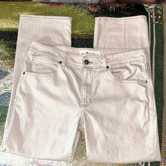 Lee Modern Series Size 36X30 White Washed Jeans - Picture 1 of 9
